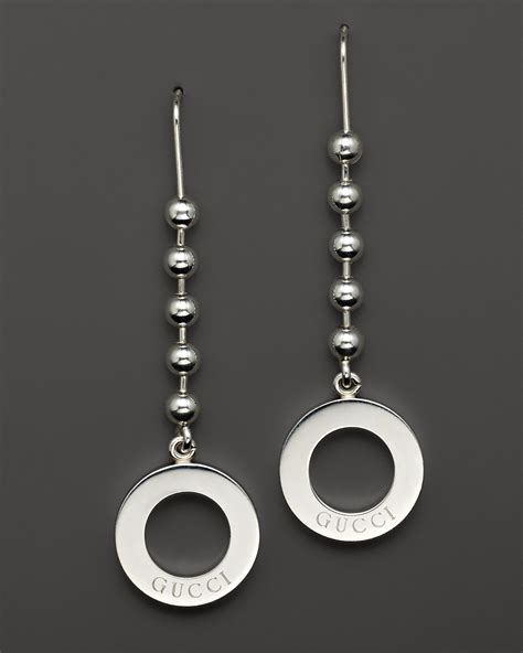 gucci boule sterling silver drop earrings|wholesale Gucci earrings.